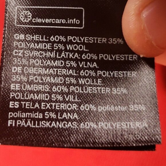 H&M Womens New Red Cowl Neck Cropped Large Sleeve Sweater XL - Picture 8 of 8